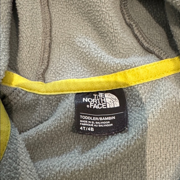 The North Face Charcoal and Lemon Hoodie - Picture 3 of 3